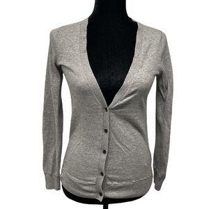 Massimo Dutti silk cashmere blend cardigan sweater lightweight button front